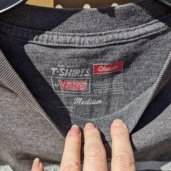 Vans Logo T-Shirt Sz M (Unisex) - Picture 4 of 5